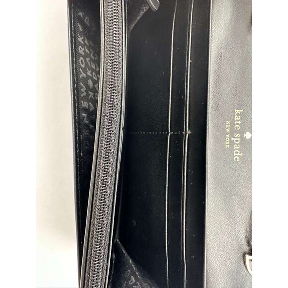 Kate Spade Black Scallop Wallet - Picture 7 of 7